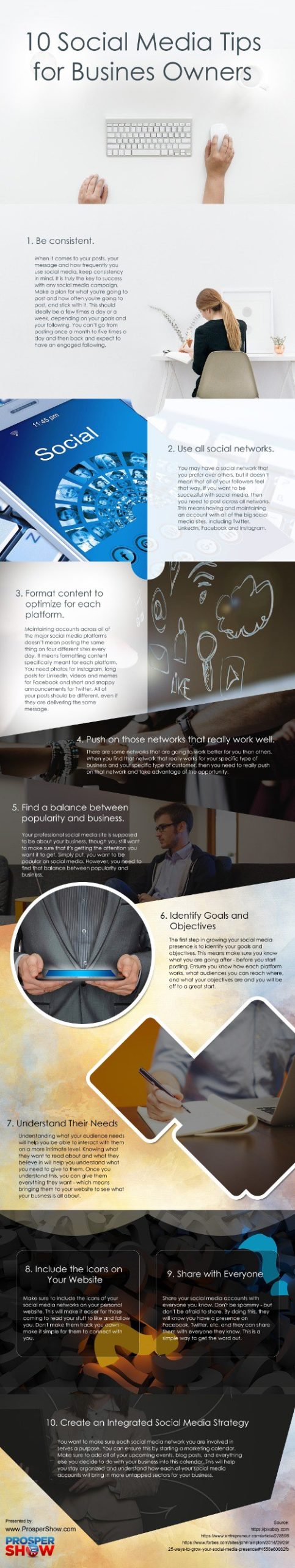 10 Social Media Tips for Business Owners [infographic]