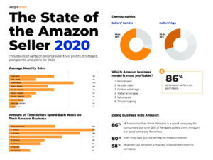 The state of the Amazon seller 2020 with key stats on sales, demographics, and business types 